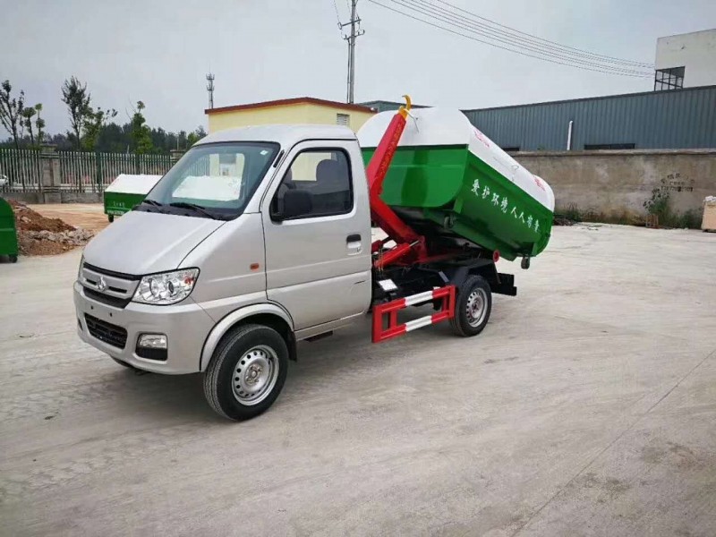 長(zhǎng)安3方勾臂式垃圾車(單輪)