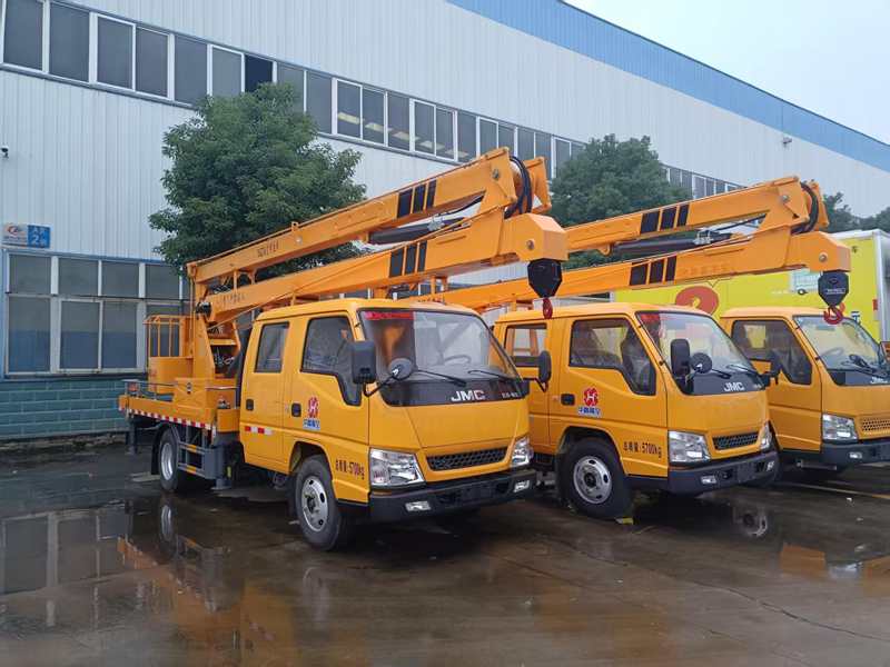 江鈴雙排16米高空作業車（黃牌）